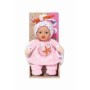 BABY born Bebelus Ingeras 18 cm cu zornaitoare si clema de prins la carut sau patut cu hainute roz sau albastre